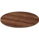 Lorell Chateau Series Round Conference Tabletop - 1.4"42" , 0.1" Edge - Reeded Edge - Finish: Walnut Laminate