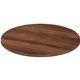 Lorell Chateau Series Round Conference Tabletop - 1.4"48" , 0.1" Edge - Reeded Edge - Finish: Walnut Laminate