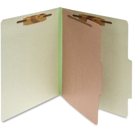 ACCO Letter Classification Folder - 2" Folder Capacity - 8 1/2" x 11" - 4 Fastener(s) - 1" Fastener Capacity - 1 Divider(s) - Pr