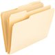 Nature Saver 1/3 Tab Cut Letter Recycled Top Tab File Folder - 8 1/2" x 11" - 3/4" Expansion - Top Tab Location - Assorted Posit