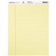 Nature Saver 100% Recycled Canary Legal Ruled Pads - 50 Sheets - 0.34" Ruled - 15 lb Basis Weight - 8 1/2" x 11 3/4" - Canary Pa