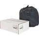 Nature Saver Black Low-density Recycled Can Liners - Small Size - 16 gal Capacity - 24" Width x 33" Length - 0.85 mil (22 Micron