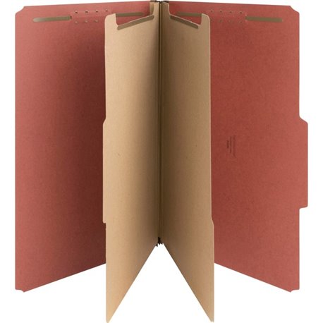 Nature Saver 2/5 Tab Cut Legal Recycled Classification Folder - 8 1/2" x 14" - 6 Fastener(s) - 2" Fastener Capacity for Folder, 