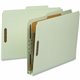 Nature Saver 2/5 Tab Cut Letter Recycled Classification Folder - 8 1/2" x 11" - 2" Expansion - Prong K Style Fastener - 2" Faste