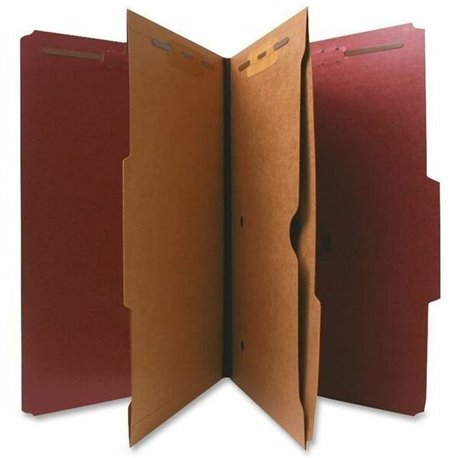 Nature Saver 2/5 Tab Cut Legal Recycled Classification Folder - 8 1/2" x 14" - 2" Expansion - 4 Fastener(s) - 2" Fastener Capaci