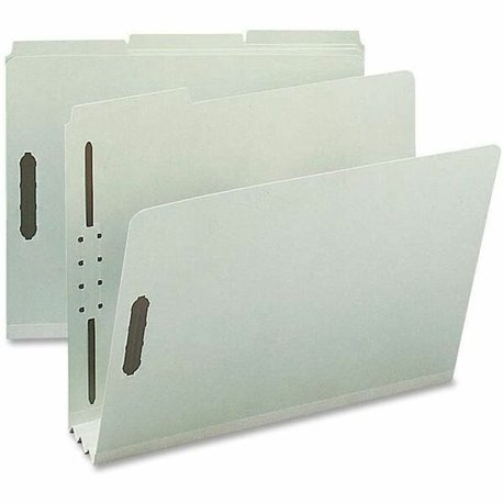 Nature Saver 1/3 Tab Cut Letter Recycled Fastener Folder - 8 1/2" x 11" - 3" Expansion - 2 Fastener(s) - 2" Fastener Capacity fo