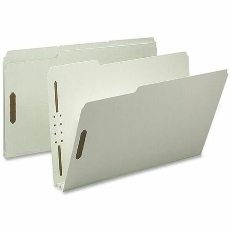 Nature Saver 1/3 Tab Cut Legal Recycled Fastener Folder - 8 1/2" x 14" - 2" Expansion - 2 Fastener(s) - 2" Fastener Capacity for