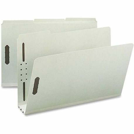 Nature Saver 1/3 Tab Cut Legal Recycled Fastener Folder - 8 1/2" x 14" - 3" Expansion - 2 Fastener(s) - 2" Fastener Capacity for