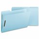 Nature Saver Legal Recycled Fastener Folder - 8 1/2" x 14" - 1" Expansion - 2 Fastener(s) - 2" Fastener Capacity for Folder - Pr