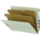 Nature Saver Letter Recycled Classification Folder - 8 1/2" x 11" - 2 Fastener(s) - 2" Fastener Capacity for Folder - 2 Divider(