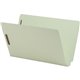 Nature Saver Legal Recycled End Tab File Folder - 8 1/2" x 14" - 2" Expansion - 2" Fastener Capacity for Folder - Pressboard - G