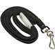 SICURIX Hook Fastener Breakaway Lanyard - 1 Each - 0.3" Width x 36" Length - Black