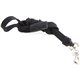 SICURIX Plastic Hook Breakaway Lanyard - 12 / Pack - 36" Length - Black - Nylon, Plastic, Steel