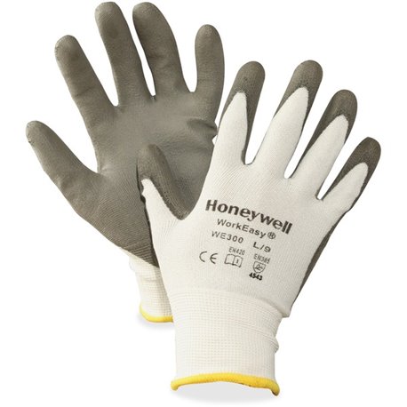 NORTH Workeasy Dyneema Cut Resist Gloves - Polyurethane Coating - Large Size - Gray, Light Gray - Abrasion Resistant, Tear Resis