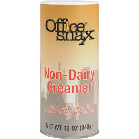 Office Snax Non-dairy Creamer Canister - 0.75 lb (12 oz) Canister - 1Each