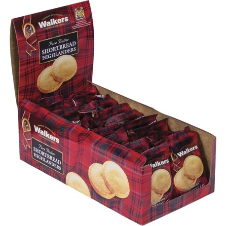 Walkers Shortbread Highlanders Cookies - Shortbread - 1 / Box