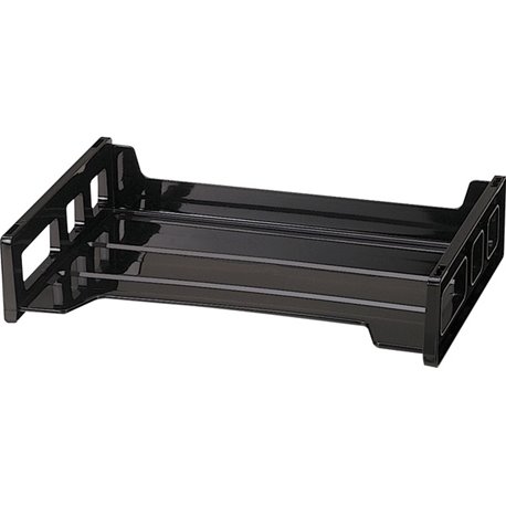 Officemate Side-Loading Desk Tray - 2.8" Height x 13.2" Width x 9" DepthDesktop - Stackable, Durable, Non-stick, Portable, Carry