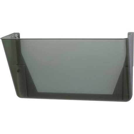 Officemate Mountable Wall File - 7" Height x 13" Width x 4.1" Depth - Smoke - Plastic - 1 Each