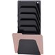 Officemate Wall File Holder - 7 Compartment(s) - 22.4" Height x 9.5" Width x 2.9" Depth - Black - Plastic - 1 Each