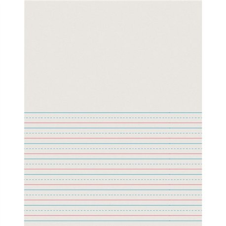 Pacon Newsprint Handwriting Paper - Letter - 8 1/2" x 11" - White Binding - 500 / Pack