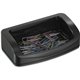 Officemate 2200 Series Business Card/Clip Holder - 1.4" x 7.8" x 3" x - Plastic - 1 Each - Black