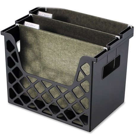 Officemate Recycled Plastic Desktop File Organizer - 10.8" Height x 13.3" Width x 8.6" Depth - Desktop - Compact, Portable - 30%