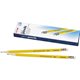 Officemate No. 2 Wood Pencils - 2 Lead - Yellow Wood Barrel - 1 Dozen