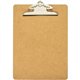 Officemate Recycled Hardboard Clipboard - 1" Clip Capacity - 9" x 12 1/2" - Clamp - Hardboard - Brown - 1 Each