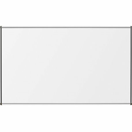Lorell Dry-Erase Marker Board - 96" (8 ft) Width x 48" (4 ft) Height - Porcelain Enameled Steel Surface - Satin Aluminum Frame -