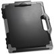 Officemate Carry-All Clipboard Storage Box - Storage for Tablet, Notebook - 8 1/2" , 8 1/2" x 11" , 14" - Black, Gray - 1 Each