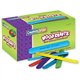 Creativity Street Jumbo Craft Sticks Bright Assortment - Craft, Project x 0.75"Width x 2"Thickness x 6"Length - 500 / Box - Asso