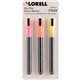 Lorell Dry/Wet-Erase Markers - Assorted - 3 / Pack