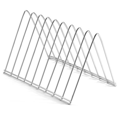 Officemate Triangle Wire Sorter, Chrome - 7" Height x 7" Width x 11" DepthDesktop - Sturdy - Chrome - Steel Wire - 1 Each