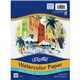 UCreate Watercolor Paper - 9" x 12" - 90 lb Basis Weight - Vellum - 50 / Pack - Sustainable Forestry Initiative (SFI) - Acid-fre