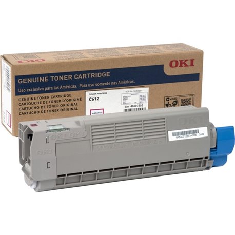 Oki Original LED Toner Cartridge - Magenta - 1 Each - 6000 Pages