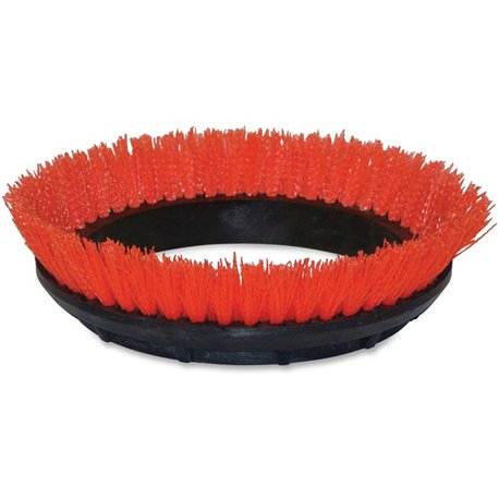 Oreck Orbiter Floor Machine Orange Scrub Brush - Nylon Bristle - 13" Overall Diameter - 1 Each - Orange