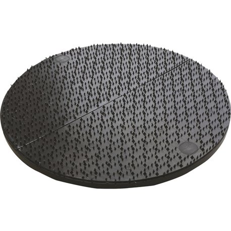 Oreck Orbiter Floor Machine Drive Pad Holder - 10" Width x 2" Height x 10" Length - 1 Each - Black - Plastic