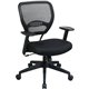 Office Star Professional Air Grid Back Managers Chair - Black Mesh Seat - Mesh Back - Black Frame - 5-star Base - 1 Each