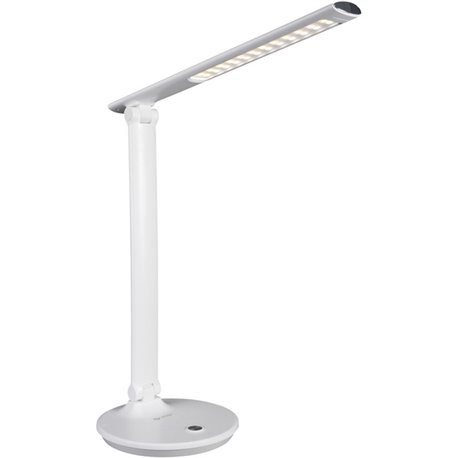 OttLite Emerge Led Lamp - 23" Height - 6.8" Width - LED Bulb - Faux Leather - USB Charging, ClearSun LED, Dimmable, Touch-activa