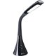 OttLite Swerve LED Desk Lamp with 3 Color Modes and USB - 23" Height - 5.1" Width - LED Bulb - Black - Flexible Neck, Adjustable