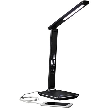 OttLite Wellness Series Renew LED Desk Lamp - 14.8" Height - 6" Width - LED Bulb - USB Charging, Adjustable Brightness, Touch-ac