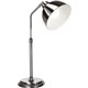 OttLite Covington LED Table Lamp - 22" Height - 7.5" Width - 6.50 W LED Bulb - Plated - Adjustable Shade, Adjustable Height, Ene