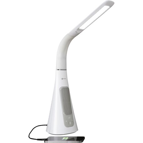 OttLite SanitizingPRO LED Desk Lamp with UVC Air Purifier - LED Bulb - Sanitizing, Glare-free Light, USB Charging, Adjustable He