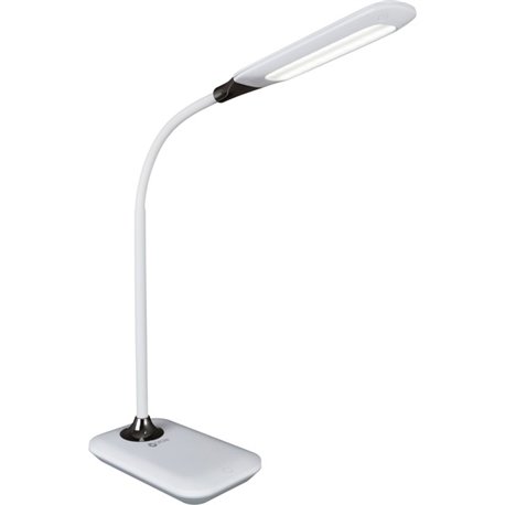 OttLite Enhance LED Desk Lamp with Sanitizing - 11.8" Height - 4" Width - LED Bulb - USB Charging, Flexible Neck, Sanitizing - D