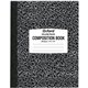 Oxford Tops College-ruled Composition Notebook - 80 Sheets - Stitched - 7 7/8" x 10" - White Paper - Black Marble Cover - 1 Each