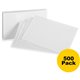 Oxford Plain Index Cards - 3" x 5" - 85 lb Basis Weight - 500 / Bundle - Sustainable Forestry Initiative (SFI) - White