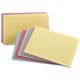 Oxford Color Index Cards - 3" x 5" - 100 lb Basis Weight - 100 / Pack - Sustainable Forestry Initiative (SFI) - Acid-free - Gree