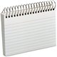 Oxford Spiral Bound Ruled Index Cards - 50 Sheets - Front Ruling Surface - Index Card - 5" x 3" - White Paper - Perforated - 1 E