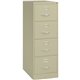 Lorell Fortress Series 26-1/2" Commercial-Grade Vertical File Cabinet - 18" x 26.5" x 52" - 4 x Drawer(s) for File - Legal - Ver