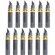 Pentel Super Hi-Polymer Leads - 0.9 mmBold Point - HB - Black - 180 / Box